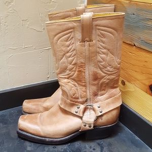 Frye harness boots